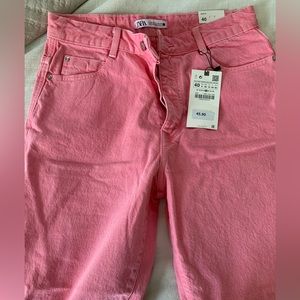 Pink Zara Denim Jeans